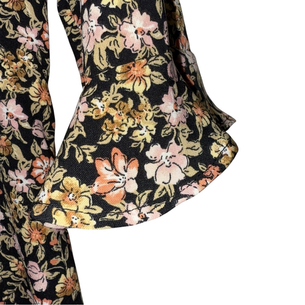 Vintage Free People Floral Mini Dress – Made in USA (Size Small) - Picture 4 of 7
